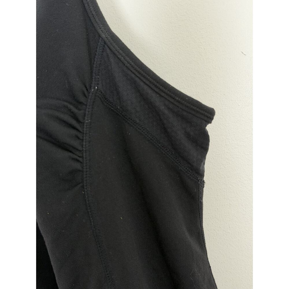 Lululemon Women’s Black Size 10 Built In Bra Racer Back Gym Active Tank Top - Picture 3 of 6